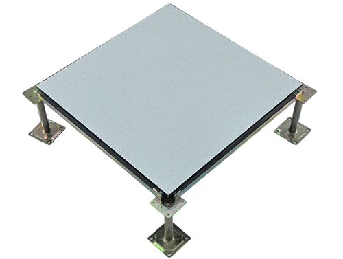 Anti-static and anti-corrosion ceramic floor