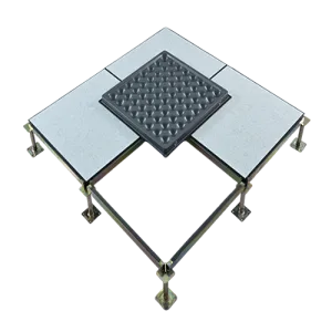 Corrosion-resistant all-steel anti-static floor