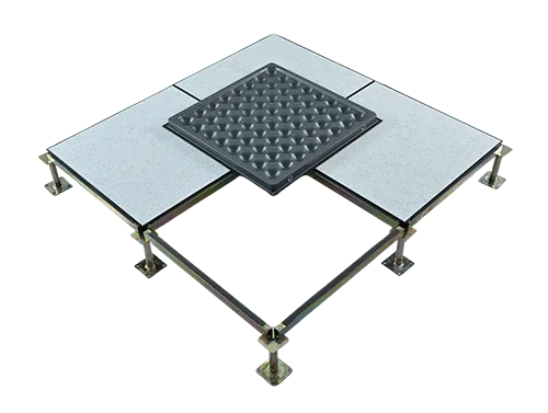 Corrosion-resistant all-steel anti-static floor