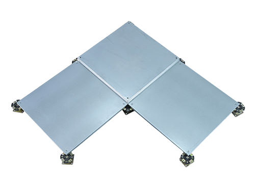 High performance calcium sulfate hexagonal steel clad floor system