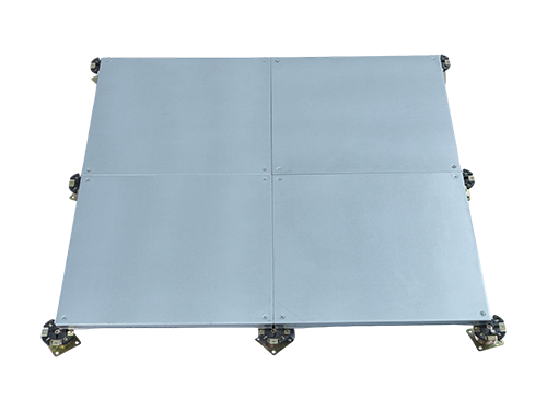 High strength calcium sulfate hexagonal steel clad network floor