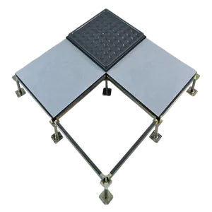 Pressure-resistant ceramic anti-static floor