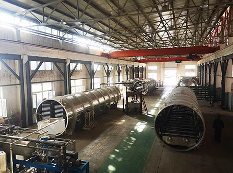 Company Freeze-Drying Equipment Manufacturing in Progress