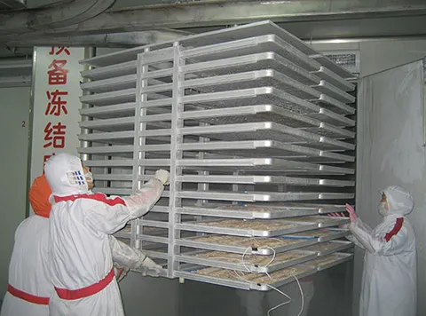 Freeze-Drying Material Truck Loading