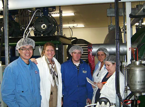 Export freeze-drying equipment installation site