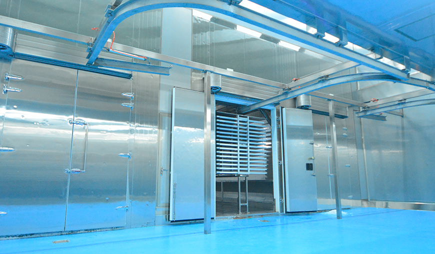 Middle Freeze Dryer with 900kg Capacity for Large Production Needs