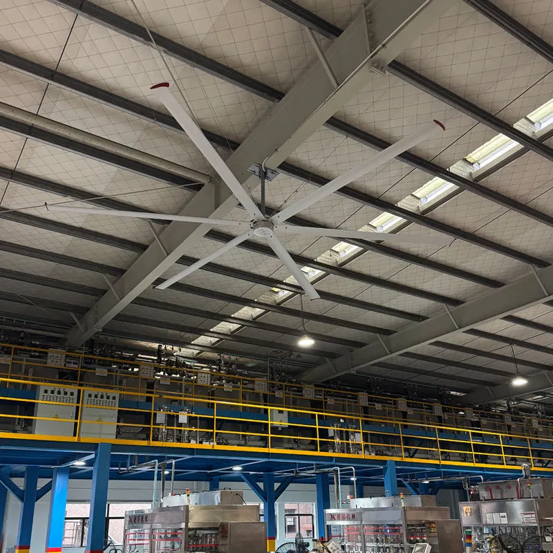Large 6-blade 4.9M diameter ceiling fan, aluminum alloy blade motor, remote control, 3-year warranty, low-noise factory direct delivery
