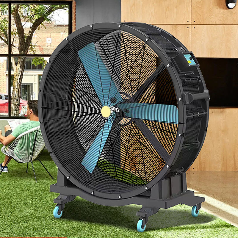 Which mobile large fan is best for hot and humid climates?