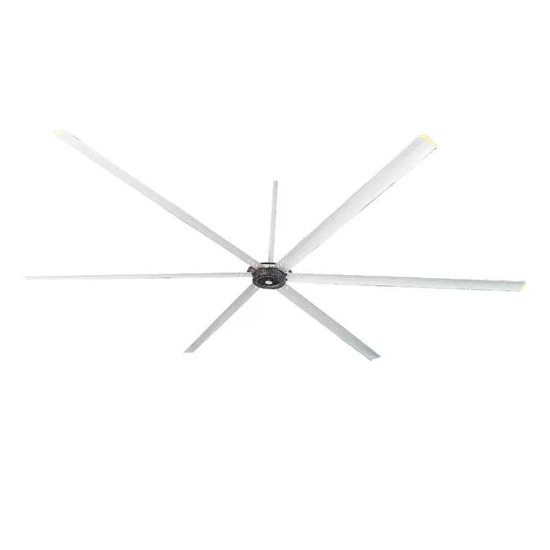 6.5m aluminum alloy blade ceiling fan motor factory cooling remote control 35-39dB low noise 110-440V voltage