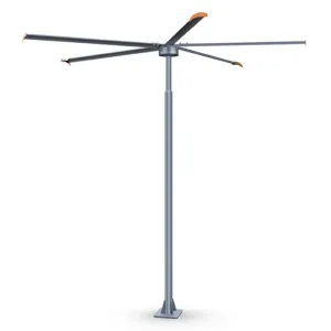 Outdoor column fan 6-meter waterproof energy-saving commercial permanent magnet industrial motor