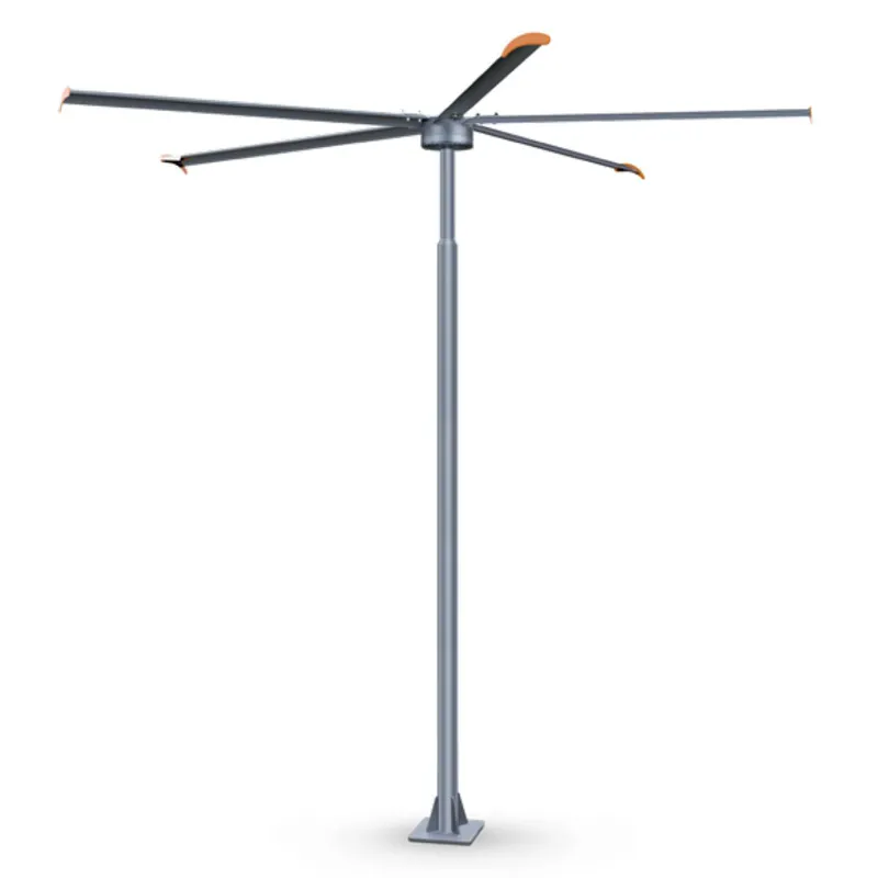 Outdoor column fan 6-meter waterproof energy-saving commercial permanent magnet industrial motor