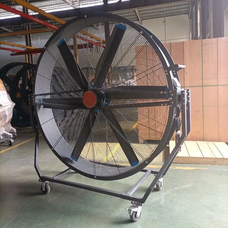 Large power plant workshop basketball court cooling strong magnetic industrial 6-blade aluminum alloy 750W multi voltage motor