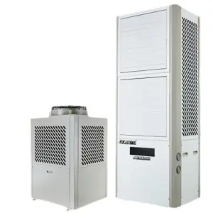 Commercial energy-saving automatic precision axial flow vertical cabinet split air conditioner Hitachi compressor fanless