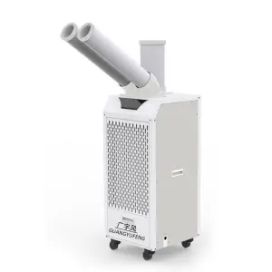 Industrial precision air conditioning, floor standing AC motor, rear cooling compressor, refrigeration factory workshop, dual tube type