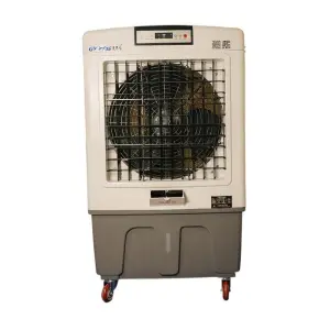 Water cooled AC motor HEPA filter evaporative mobile industrial cooling fan floor standing