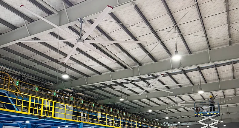 Industrial ceiling fan case