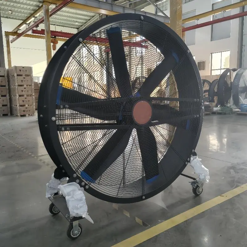 Large power plant workshop basketball court cooling strong magnetic industrial fan gymnasium mobile self-supporting motor