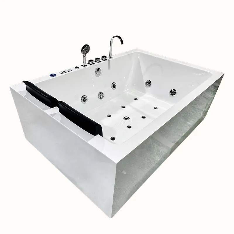 Smart Temperature Control Bathtub with Digital Panel