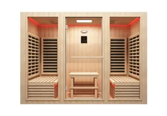 Outdoor Sauna Room with All Weather Protection