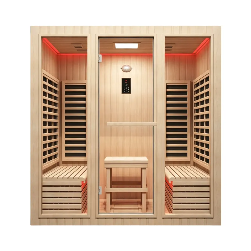 Outdoor Sauna Room with All Weather Protection