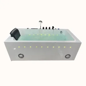 Premium Acrylic Massage Bathtub with Hydrotherapy Jets