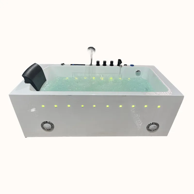 Premium Acrylic Massage Bathtub with Hydrotherapy Jets