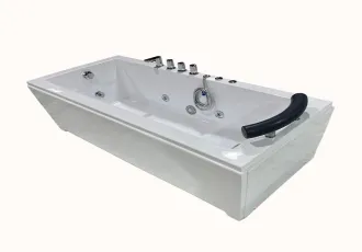 Ergonomic Jetted Bathtub with Contoured Reclining Seats