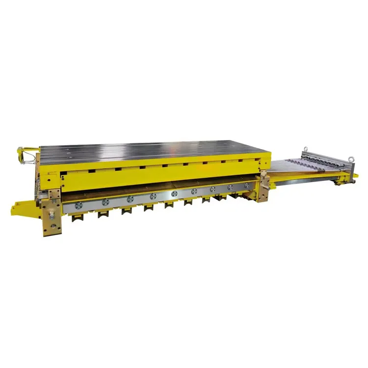 Leveling machine roller box