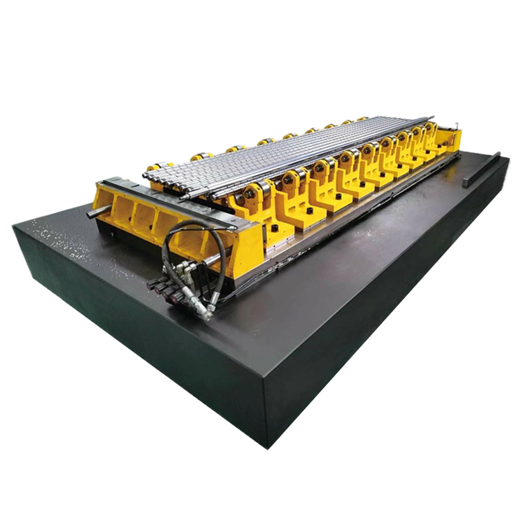 Straightening roller box