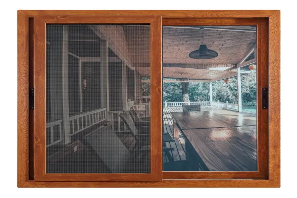 Laminated Upvc Sliding Window