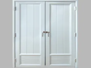 Double Leaf Upvc Bathroom Swing Door