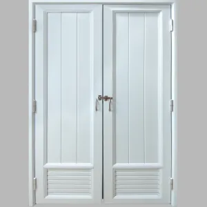 Double Leaf Upvc Bathroom Swing Door