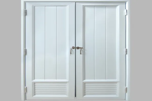 Double Leaf Upvc Bathroom Swing Door