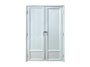 Double Leaf Upvc Bathroom Swing Door