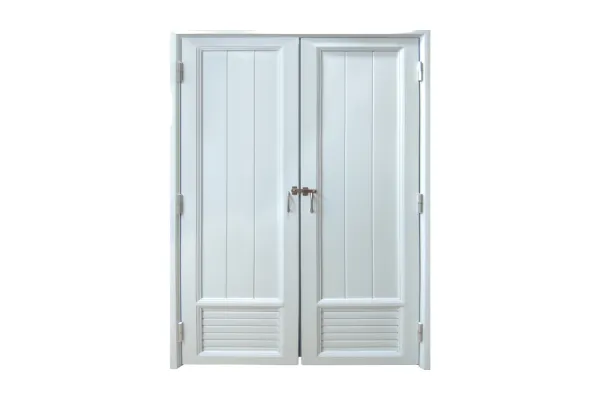 Double Leaf Upvc Bathroom Swing Door