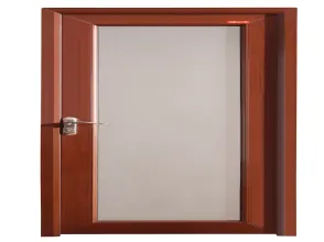 Glass Panel Upvc Bathroom Swing Door