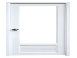 Louver Design Upvc Bathroom Door