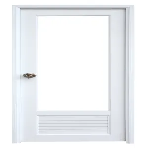 Louver Design Upvc Bathroom Door