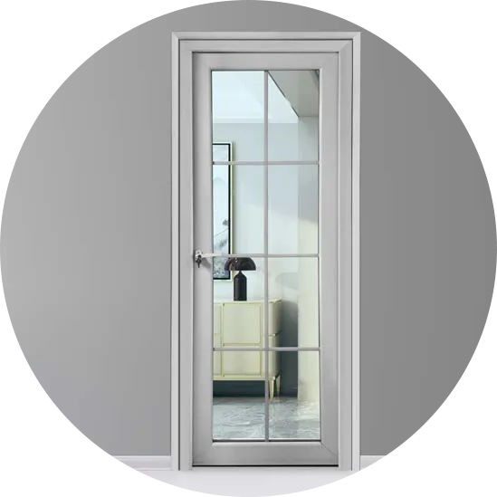 Glass PVC-U Casement Door