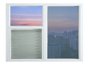 Glass shutter fixed window