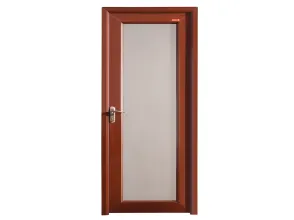 Glass Panel Upvc Bathroom Swing Door