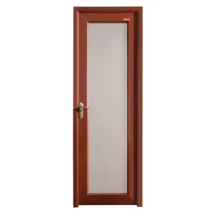 Glass Panel Upvc Bathroom Swing Door