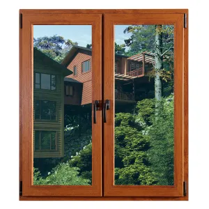 Laminated Finish Upvc Casement Window