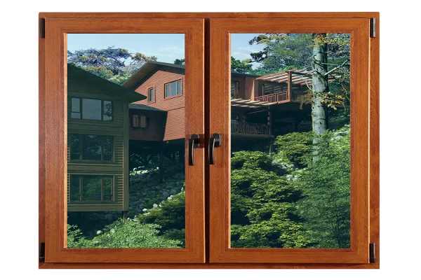 Laminated Finish Upvc Casement Window