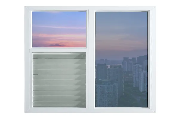 Glass shutter fixed window