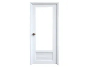 Louver Design Upvc Bathroom Door