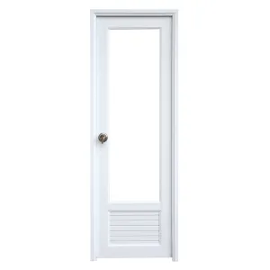 Louver Design Upvc Bathroom Door