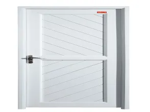 Slant Panel Upvc Bathroom Interior Door