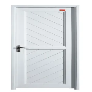 Slant Panel Upvc Bathroom Interior Door