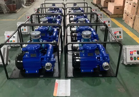 KYB electric vane pump with LC cast iron oval gear flowmeter&control cabniet